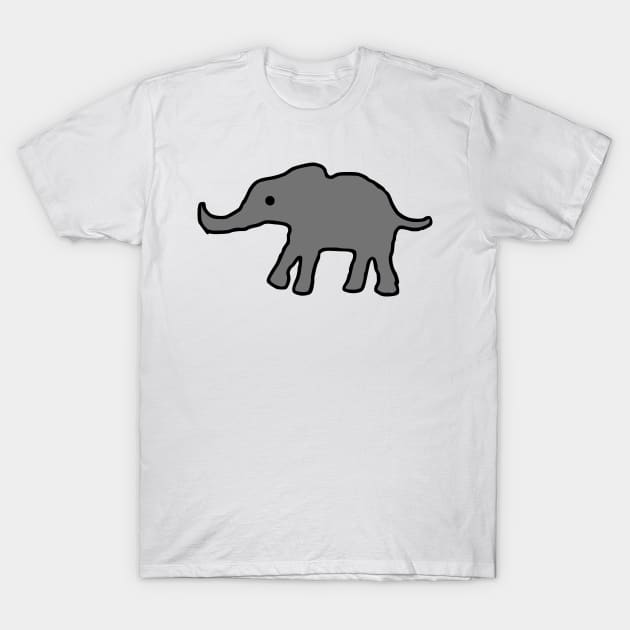 Elephant Art T-Shirt by NomiCrafts